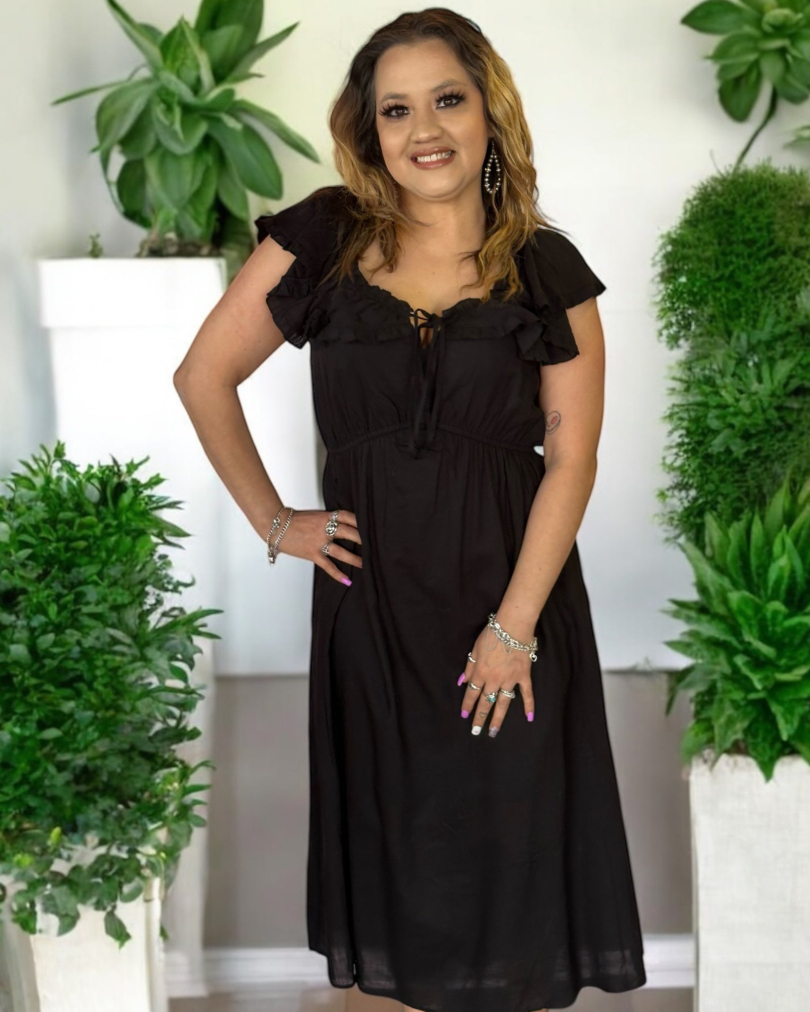 STELLA BLACK DRESS