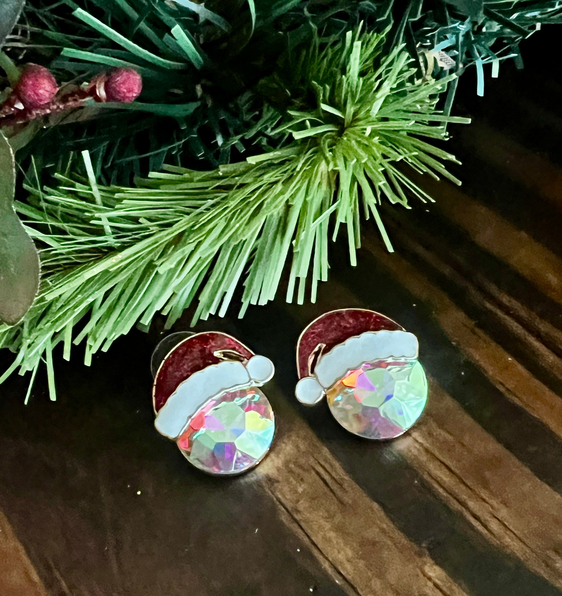 SANTA STUD EARRINGS