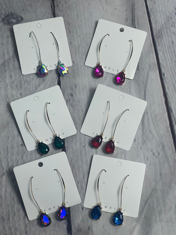 DROP STONE EARRINGS