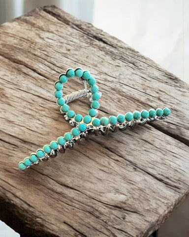 TURQUOISE HAIR CLIP