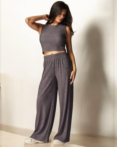 RITA GREY LOUNGEWEAR SET