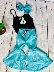 TURQUOISE DOUBLE BELL BOTTOM