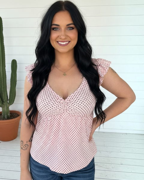 JEANA PINK DOT TOP