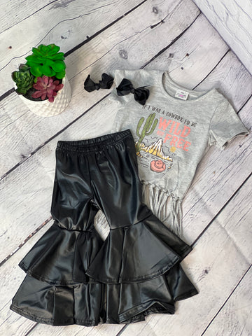 WILD AND FREE FRINGE TEE
