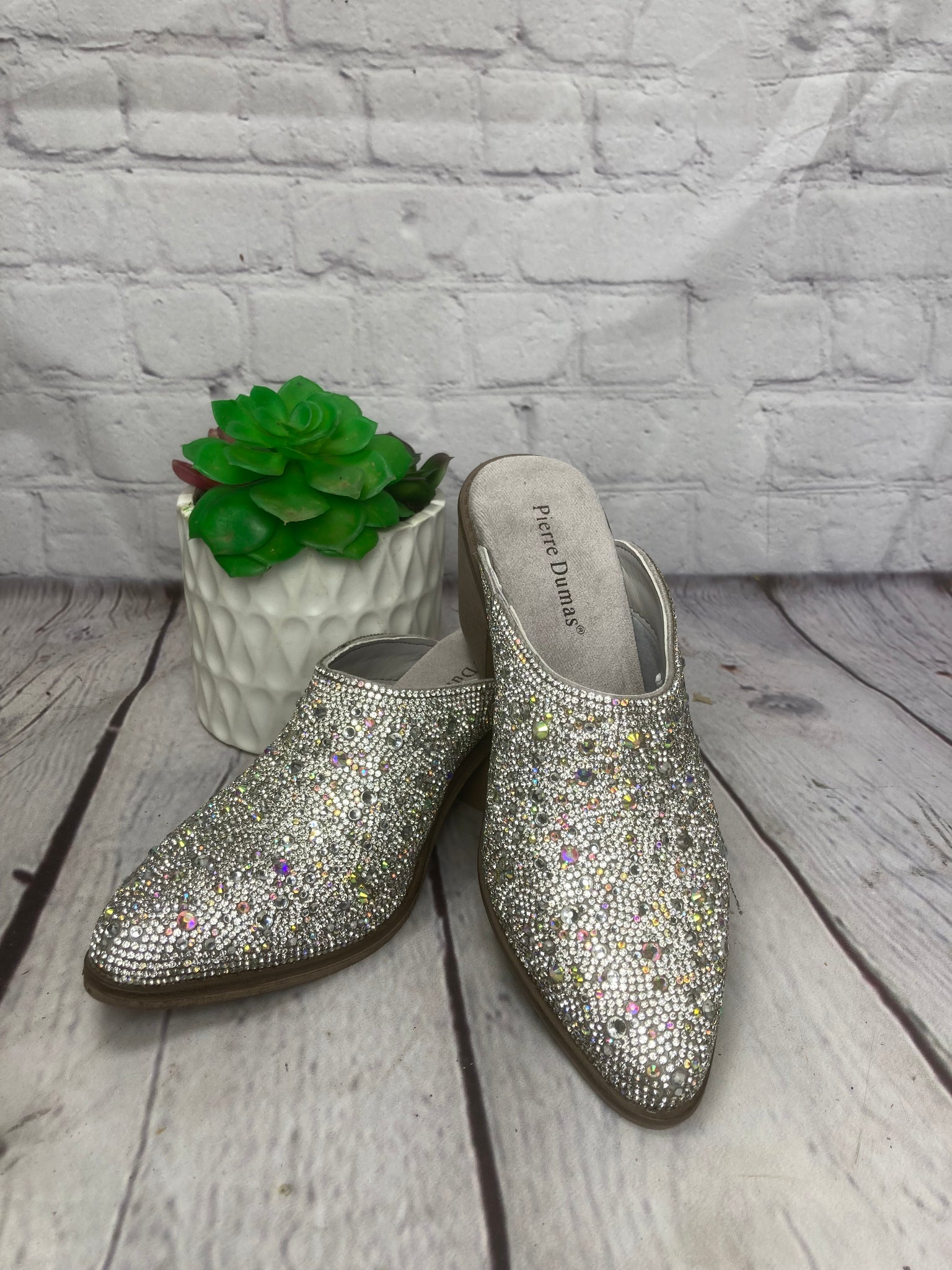 RHINESTONE MULES