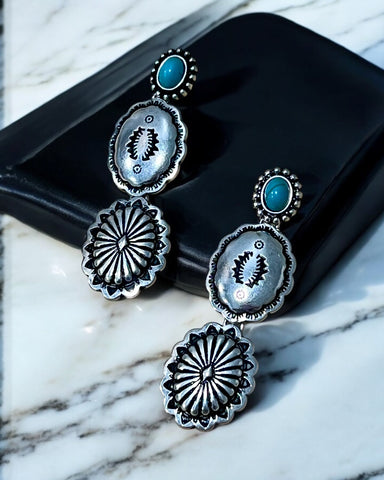 LINDSEY CONCHO EARRINGS