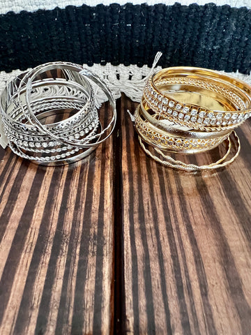 BANGLE BRACELET STACK