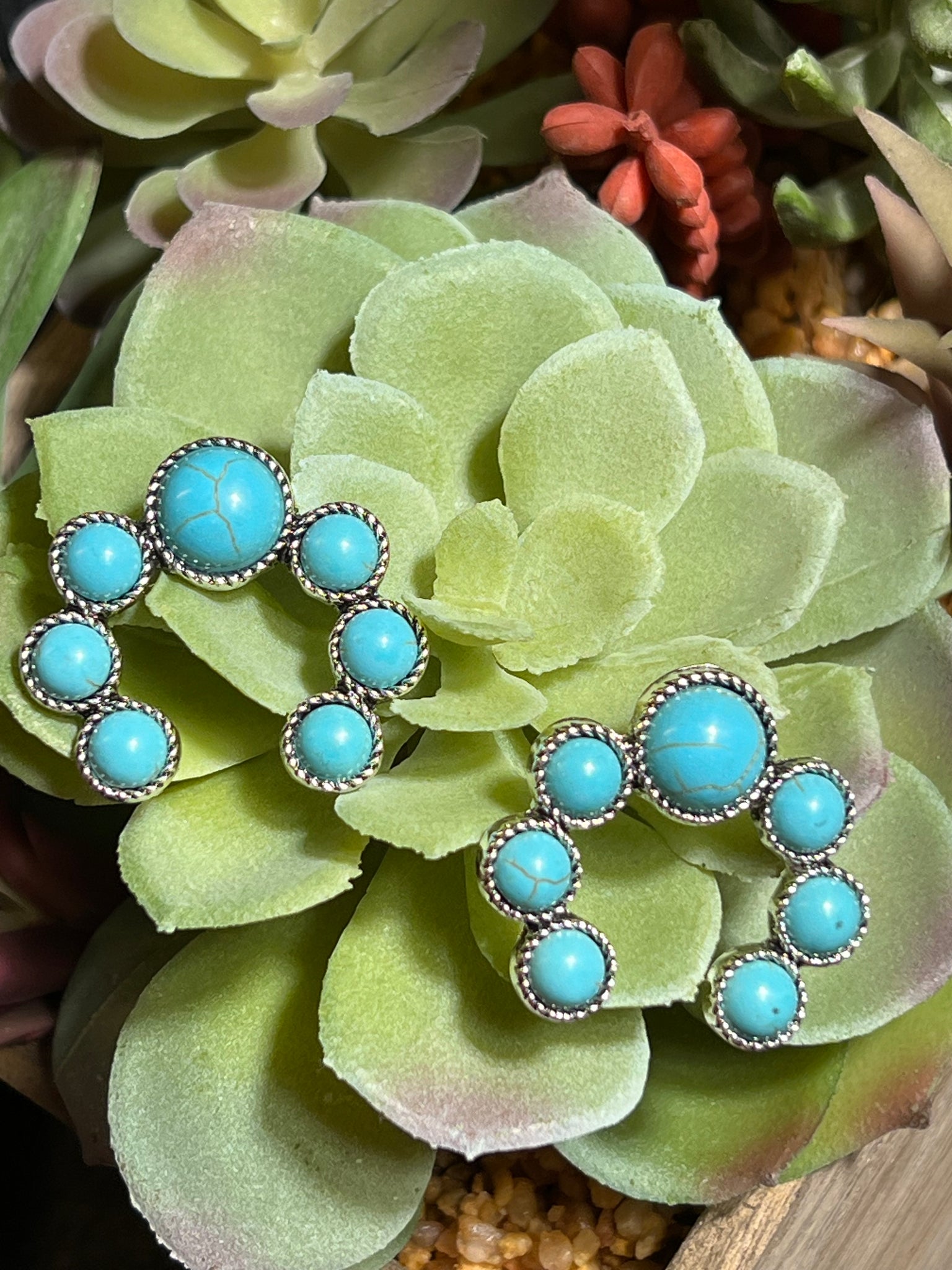 SADIE TURQUOISE SQUASH EARRING