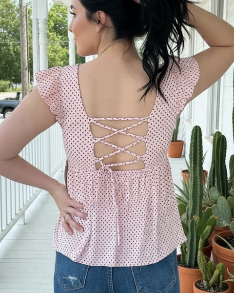 JEANA PINK DOT TOP