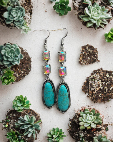 NINA TURQUOISE EARRINGS