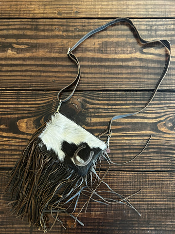 LADY LUCK HAIR ON HIDE CROSSBODY