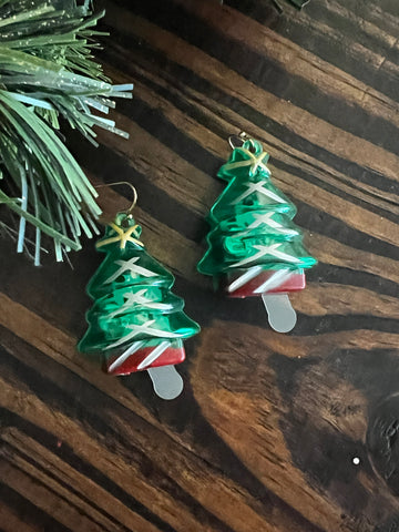 CHRISTMAS TREE LIGHT UP EARRINGS