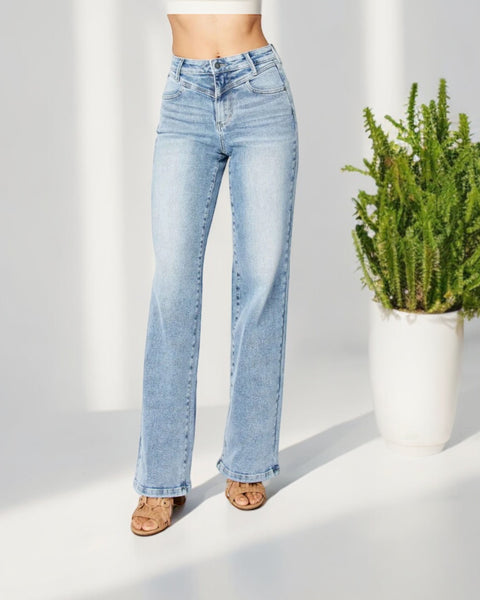 JUDY BLUE RETRO WIDE LEG JEAN