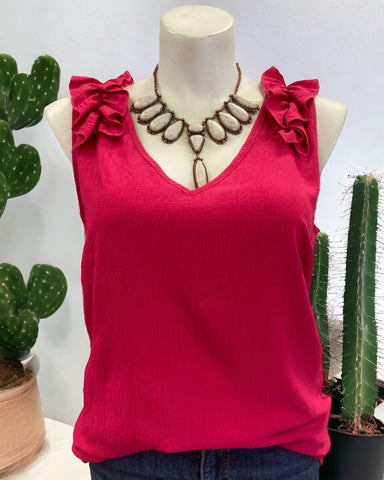 MINDY PINK TANK