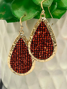 HEIDI RED EARRINGS