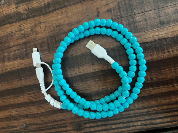 BEADED PHONE CHARGER