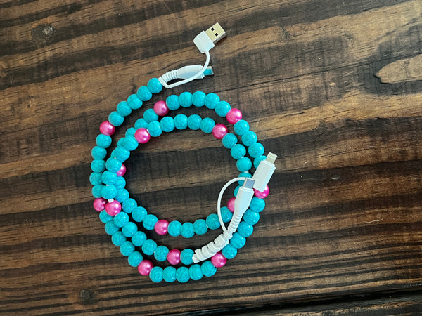 BEADED PHONE CHARGER