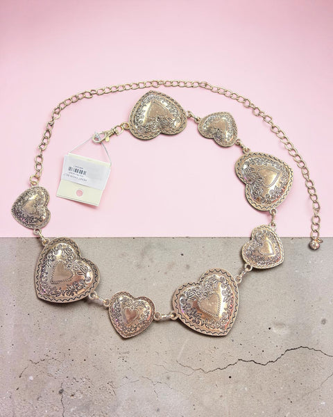 HEART CHAIN BELT
