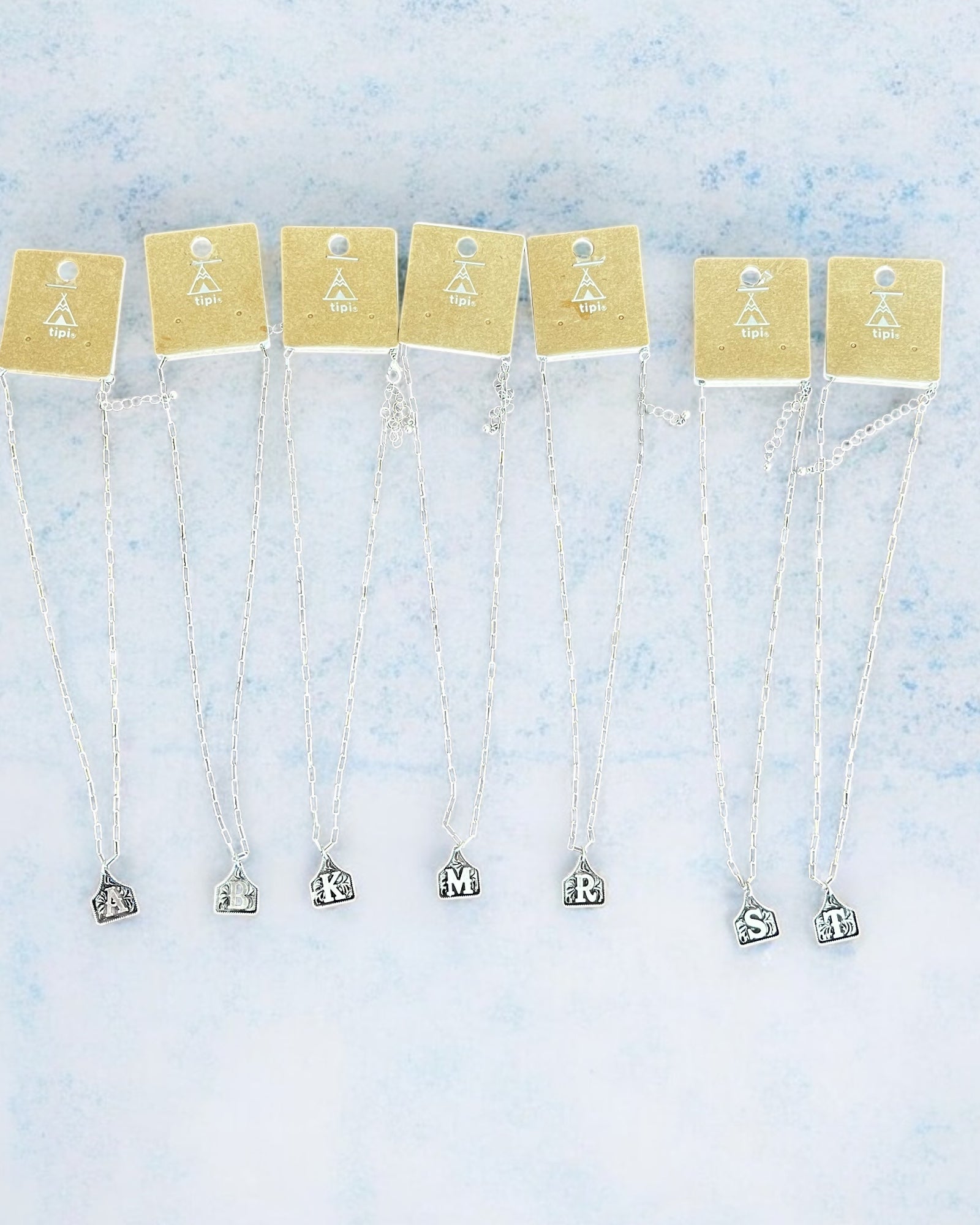 TAG INITIAL NECKLACE
