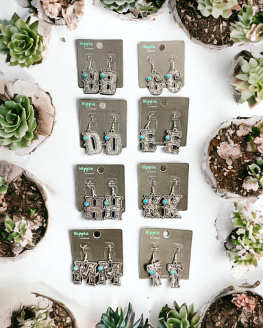 INITIAL EARRINGS