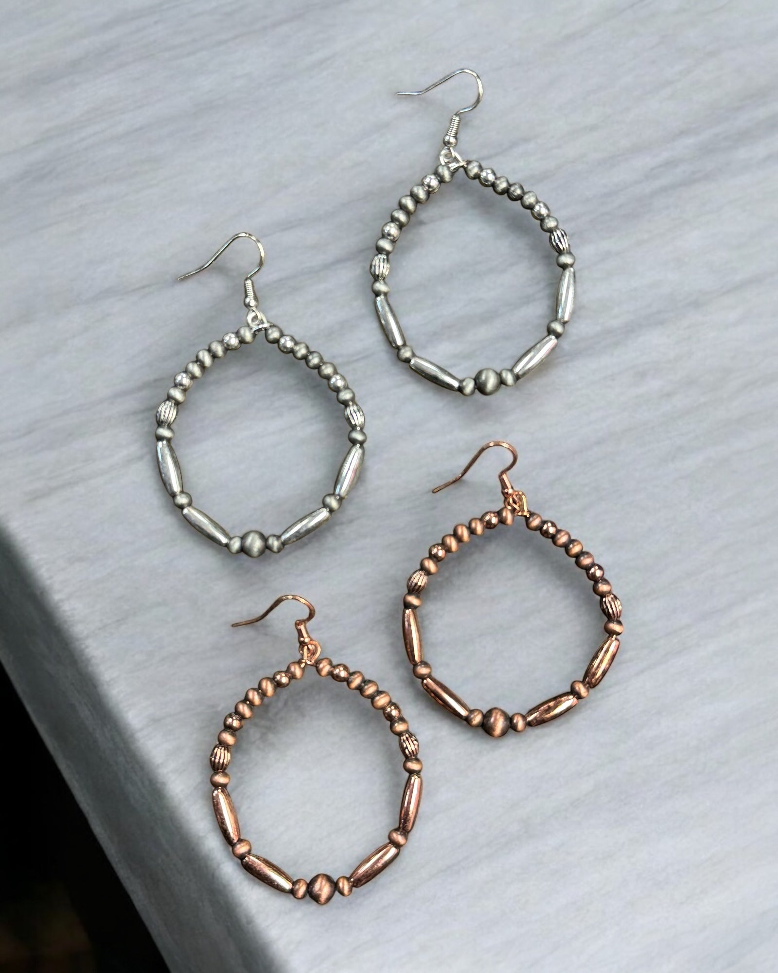 SIERRA NAVAJO HOOP EARRINGS