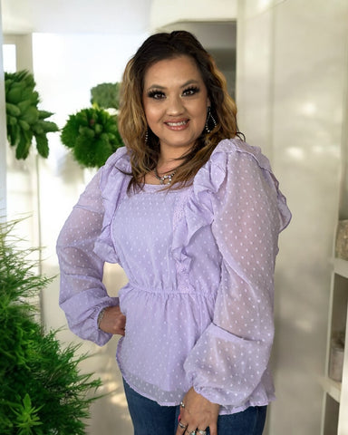 MADDI LAVENDER TOP