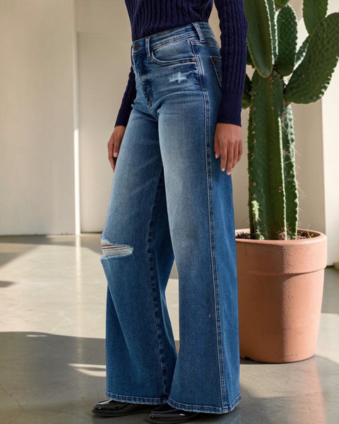 JUDY BLUE LUX RETRO WIDE LEG JEAN