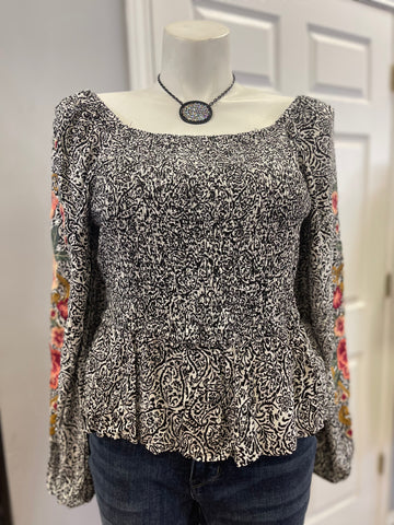 GAIL EMBROIDERED SAVANNA JANE TOP