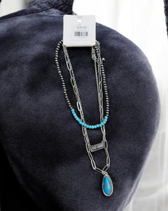LEANA 3 LAYER NECKLACE