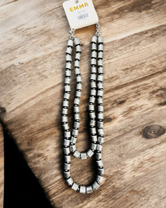 CYLINDER BEAD NAVAJO NECKLACE