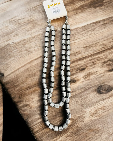 CYLINDER BEAD NAVAJO NECKLACE