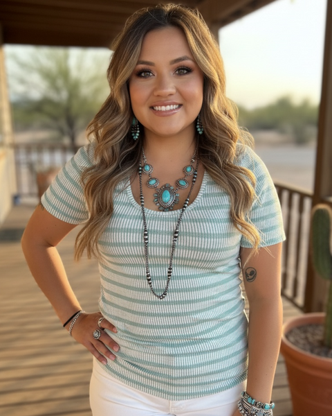 KIERA STRIPE TOP