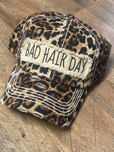 LEOPARD BAD HAIR DAY HAT