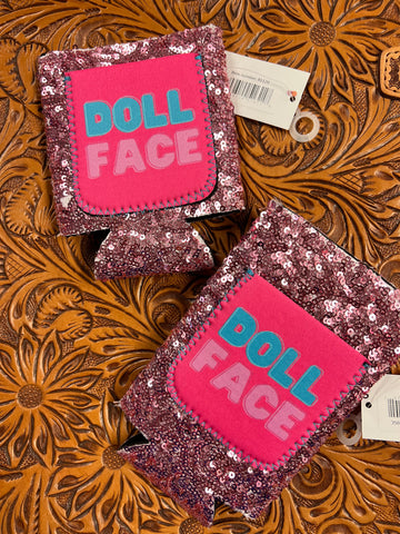 DOLL FACE CAN COOLER